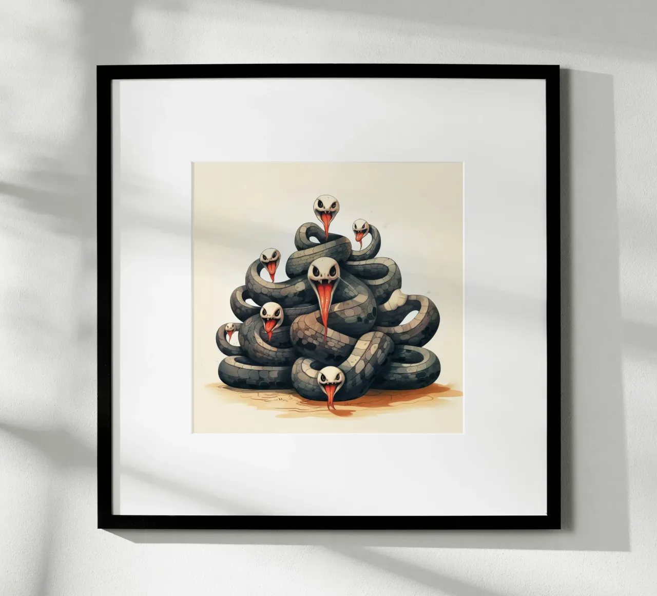 Pandilla Retro Snake hahnemühle de Funny Animals