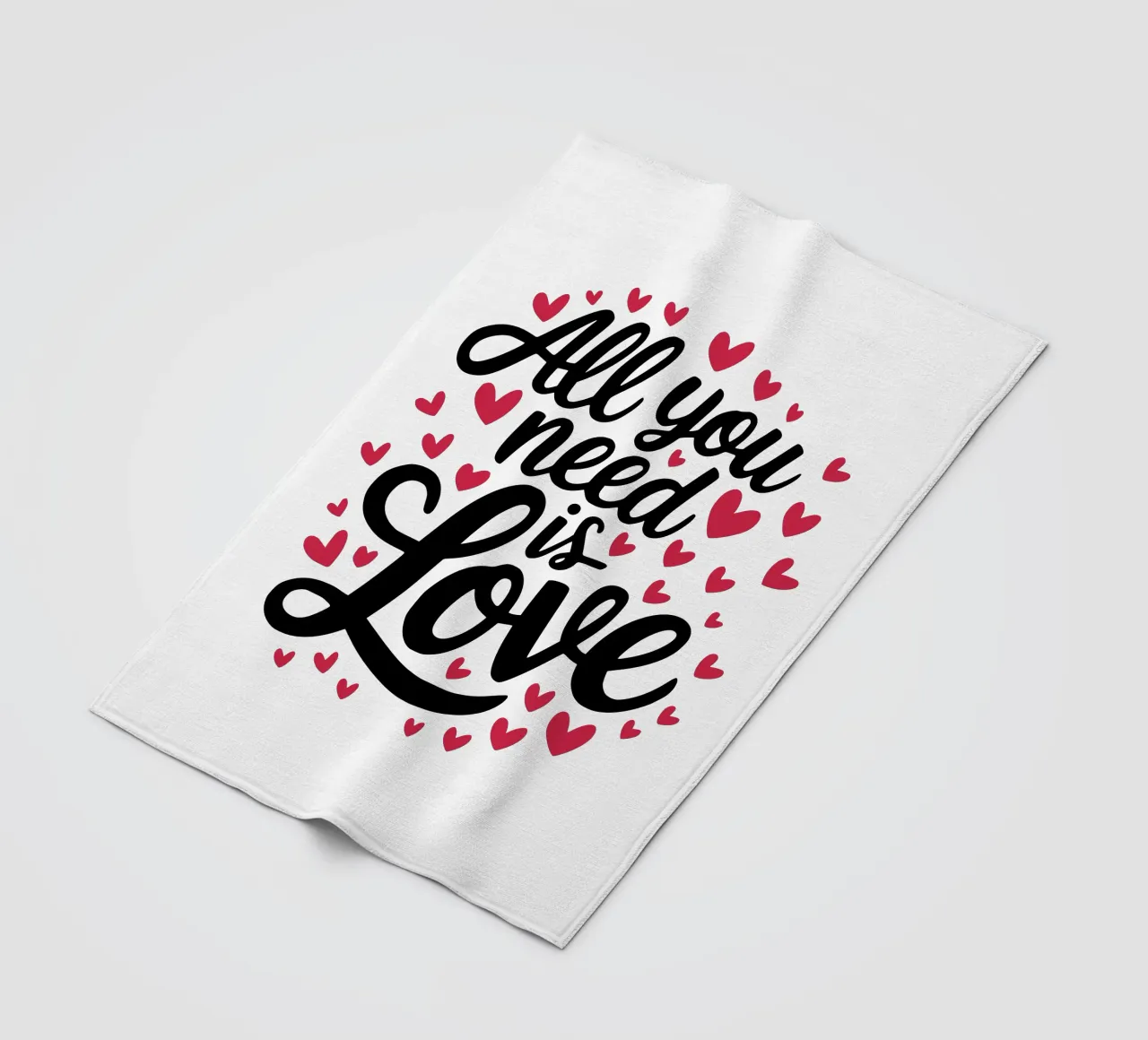 All you need is love coperta in pile da RB-Quotes