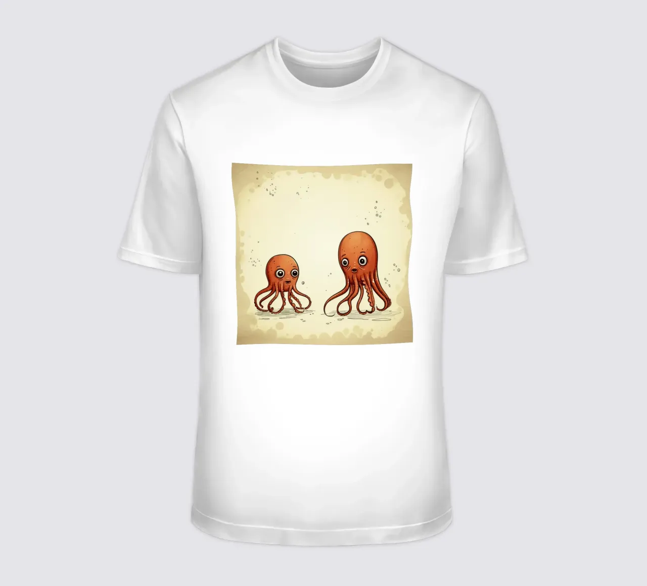 Retro Squid Duo t-shirt da Funny Animals