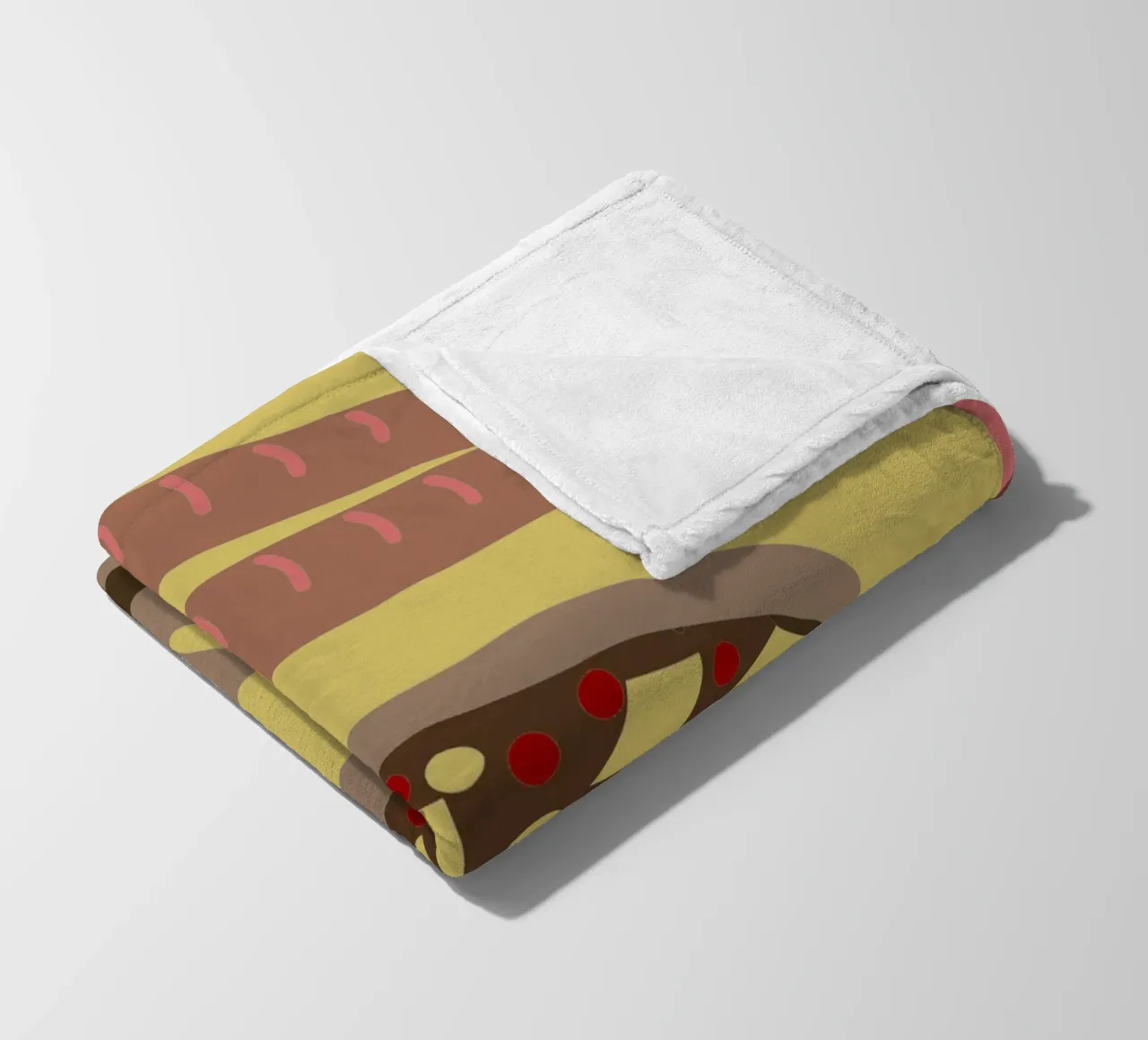 Salsiccia e pizza coperta in pile da TRENDY POSTER SHOP