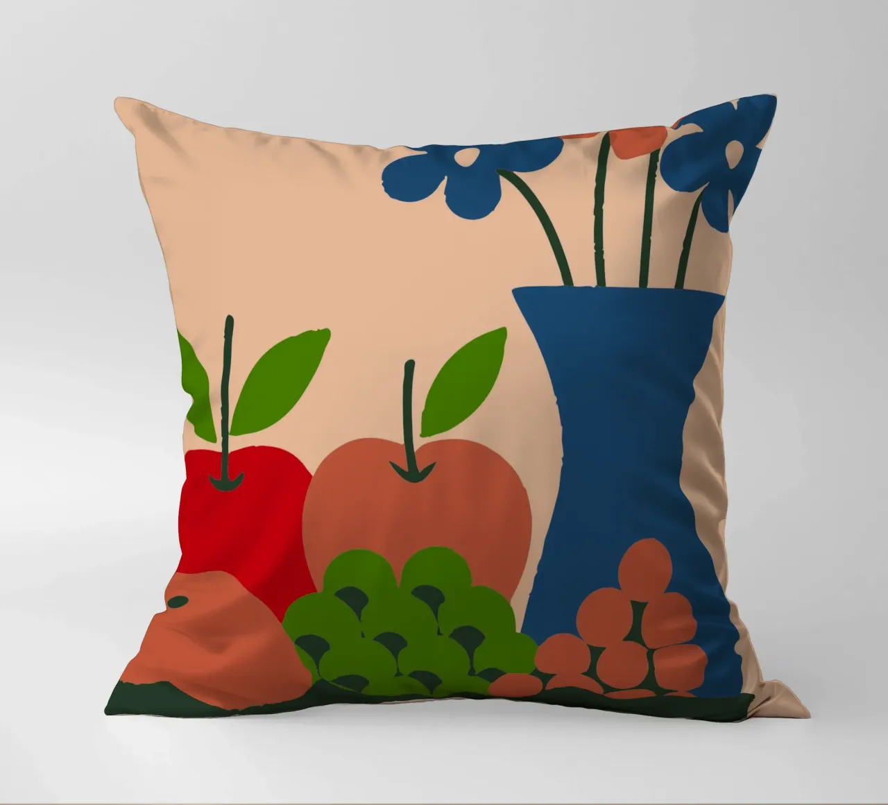 Fruits and Flowers decorative cushion by TRENDY POSTER SHOP