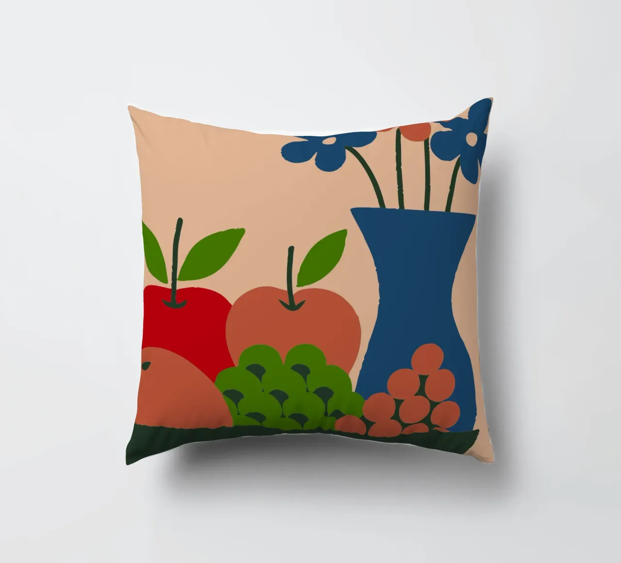 Fruits and Flowers decorative cushion by TRENDY POSTER SHOP