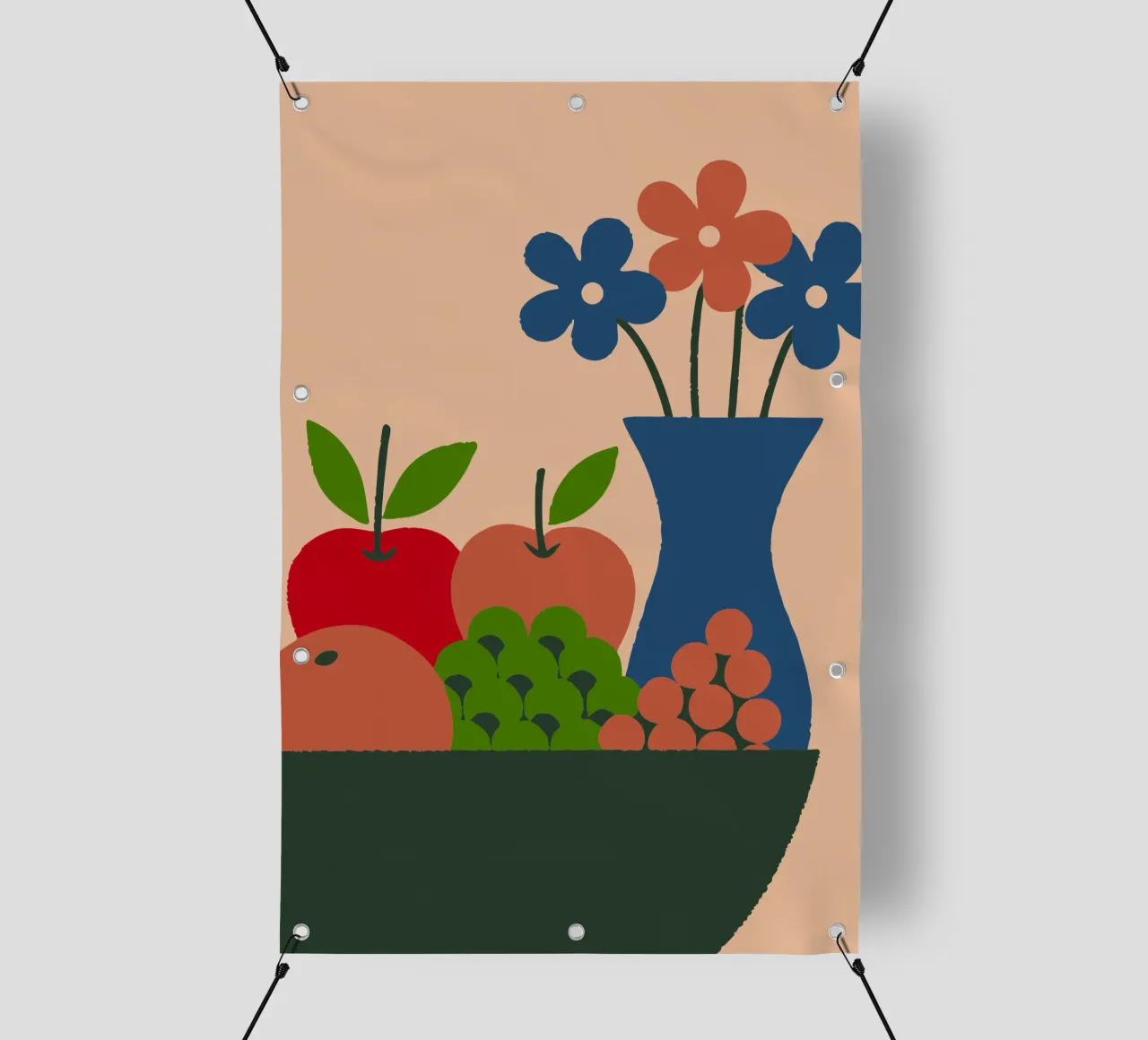 Frutti e fiori telo in pvc da TRENDY POSTER SHOP