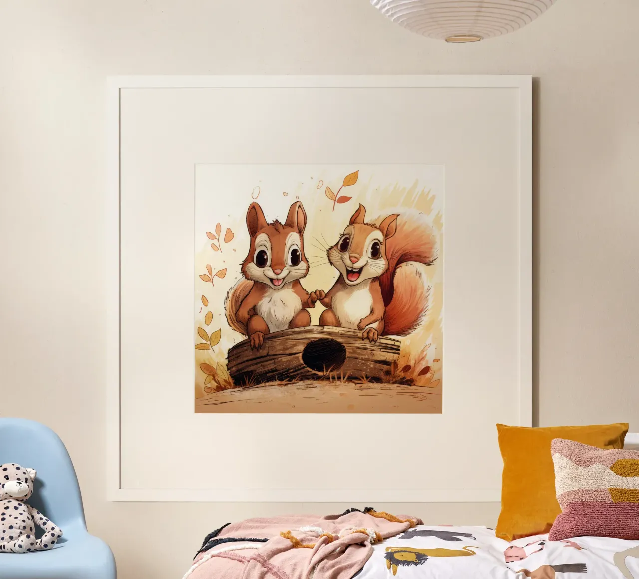 Retro Squirrel Duo carta hahnemühle da Funny Animals