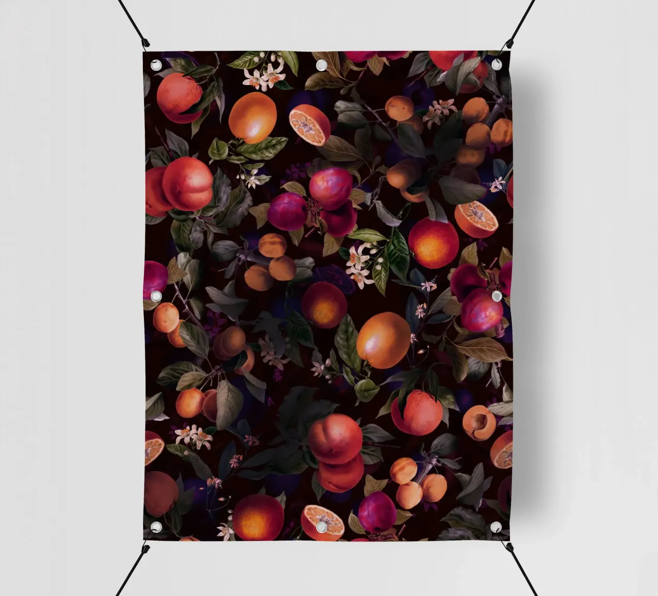 Vintage Fruit Pattern XXIV telo in pvc da burcukorkmazyurek