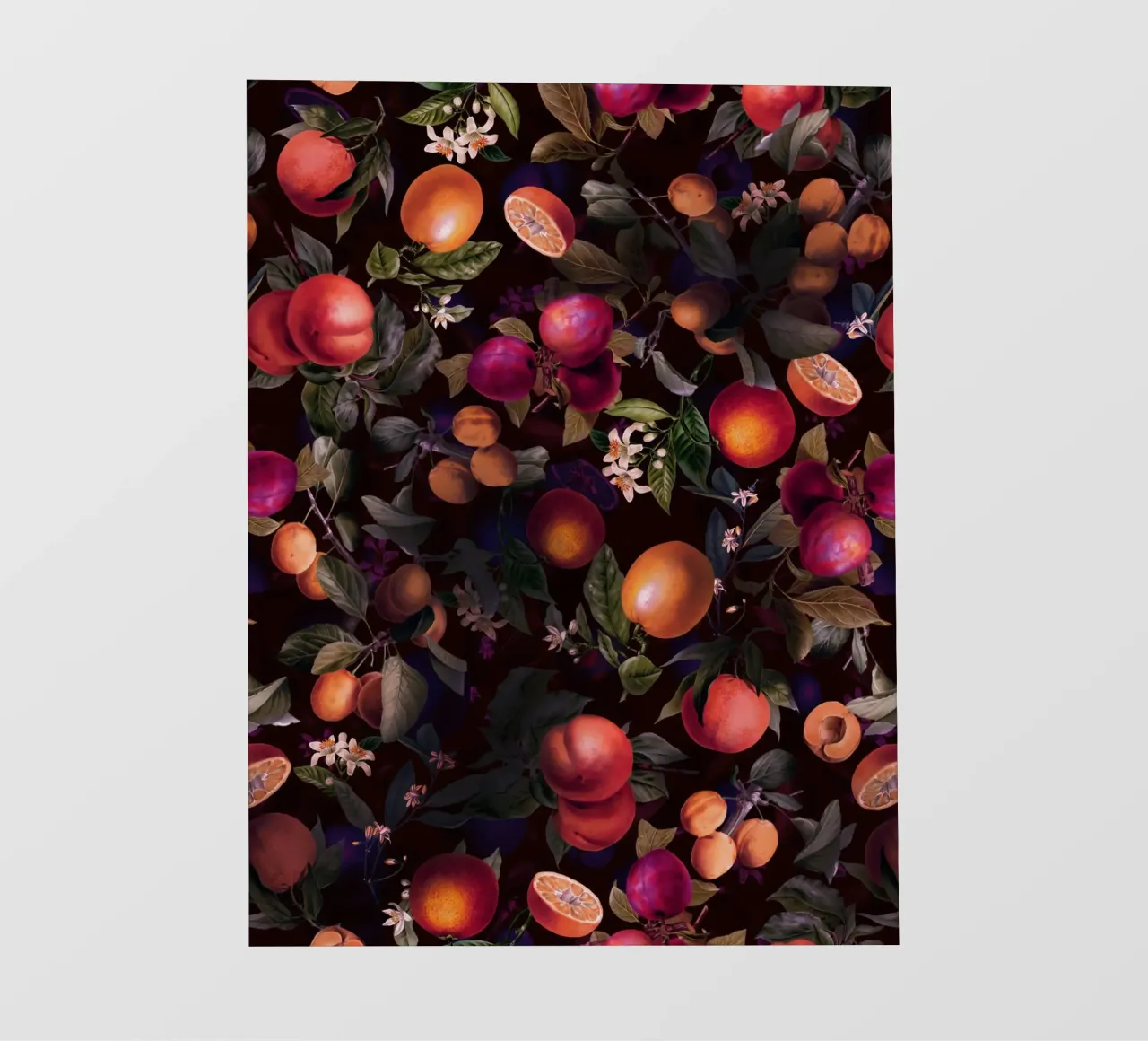 Vintage Fruit Pattern XXIV telo in pvc da burcukorkmazyurek