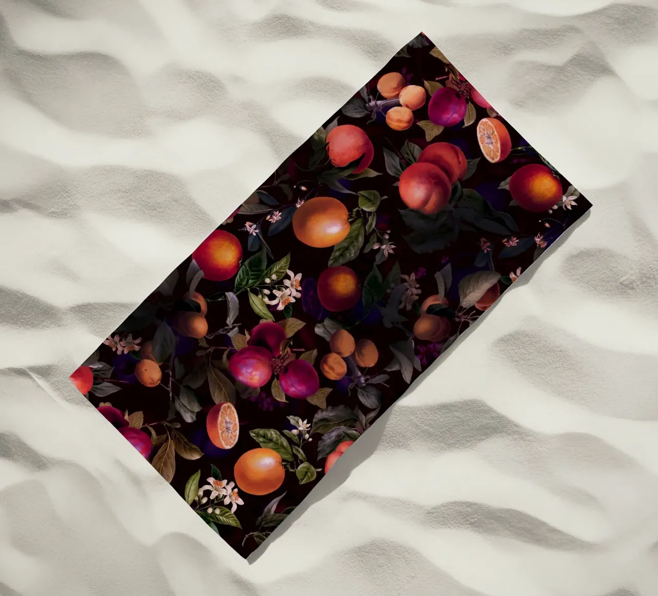 Vintage Fruit Pattern XXIV telo mare da burcukorkmazyurek