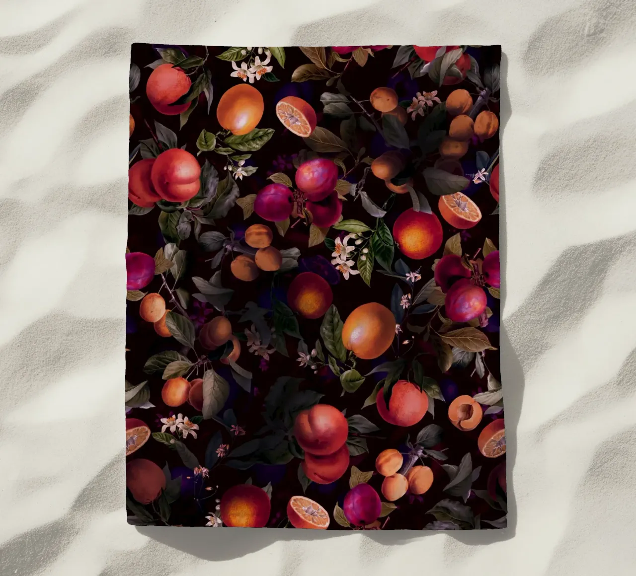 Vintage Fruit Pattern XXIV telo mare da burcukorkmazyurek