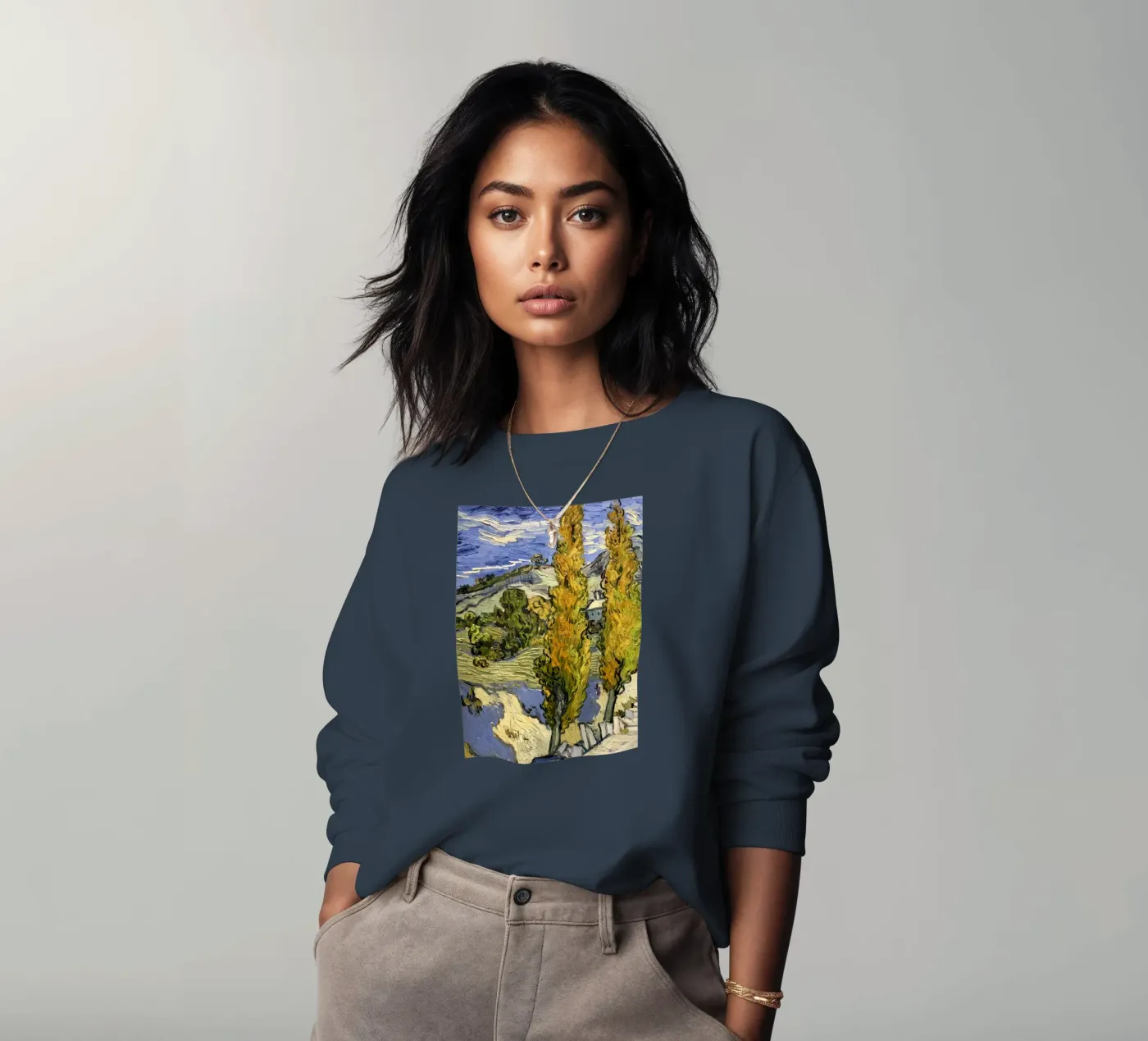 due grandi pini felpa da cloud shop