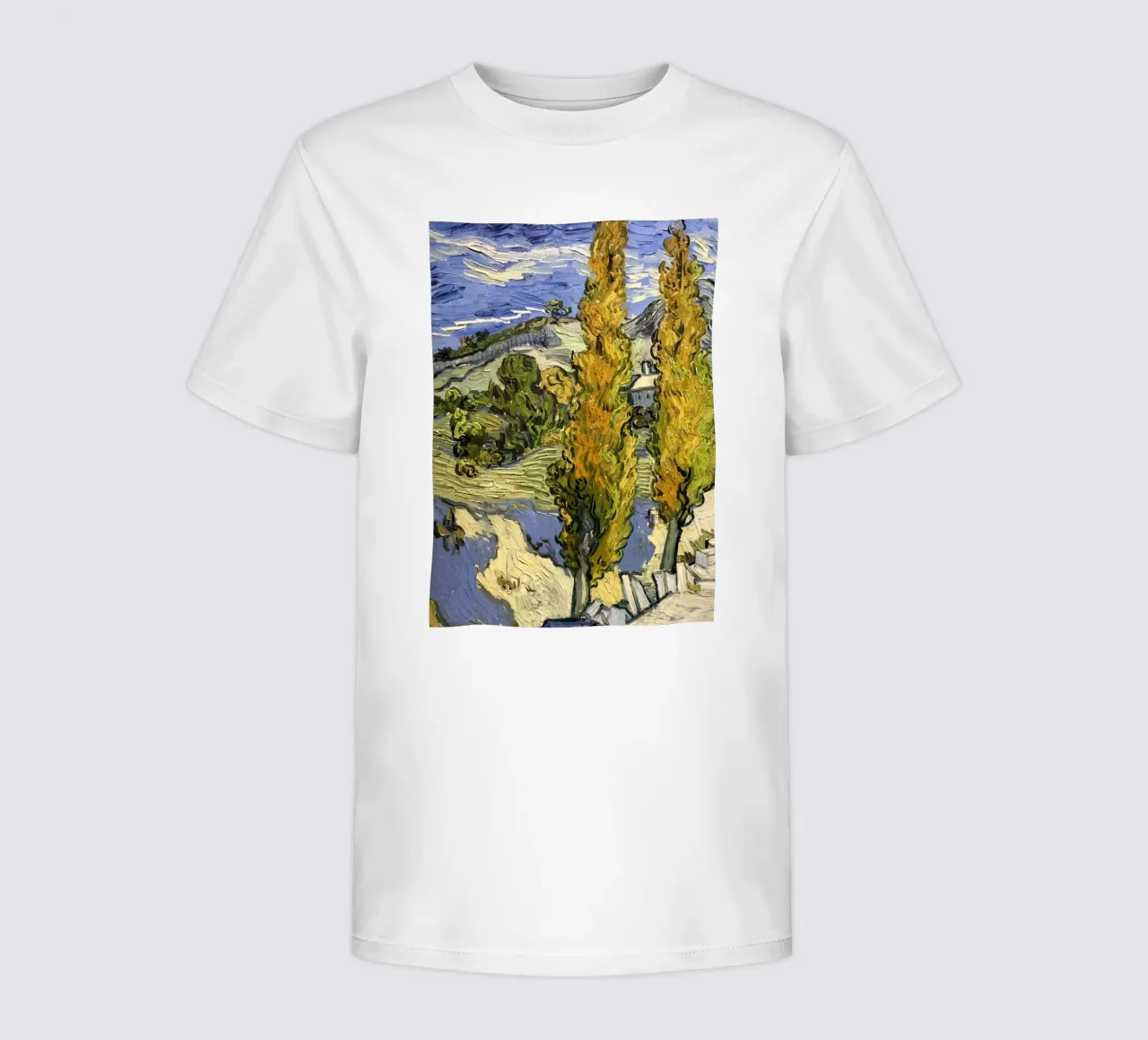 two large pine trees t-shirt bambini da cloud shop