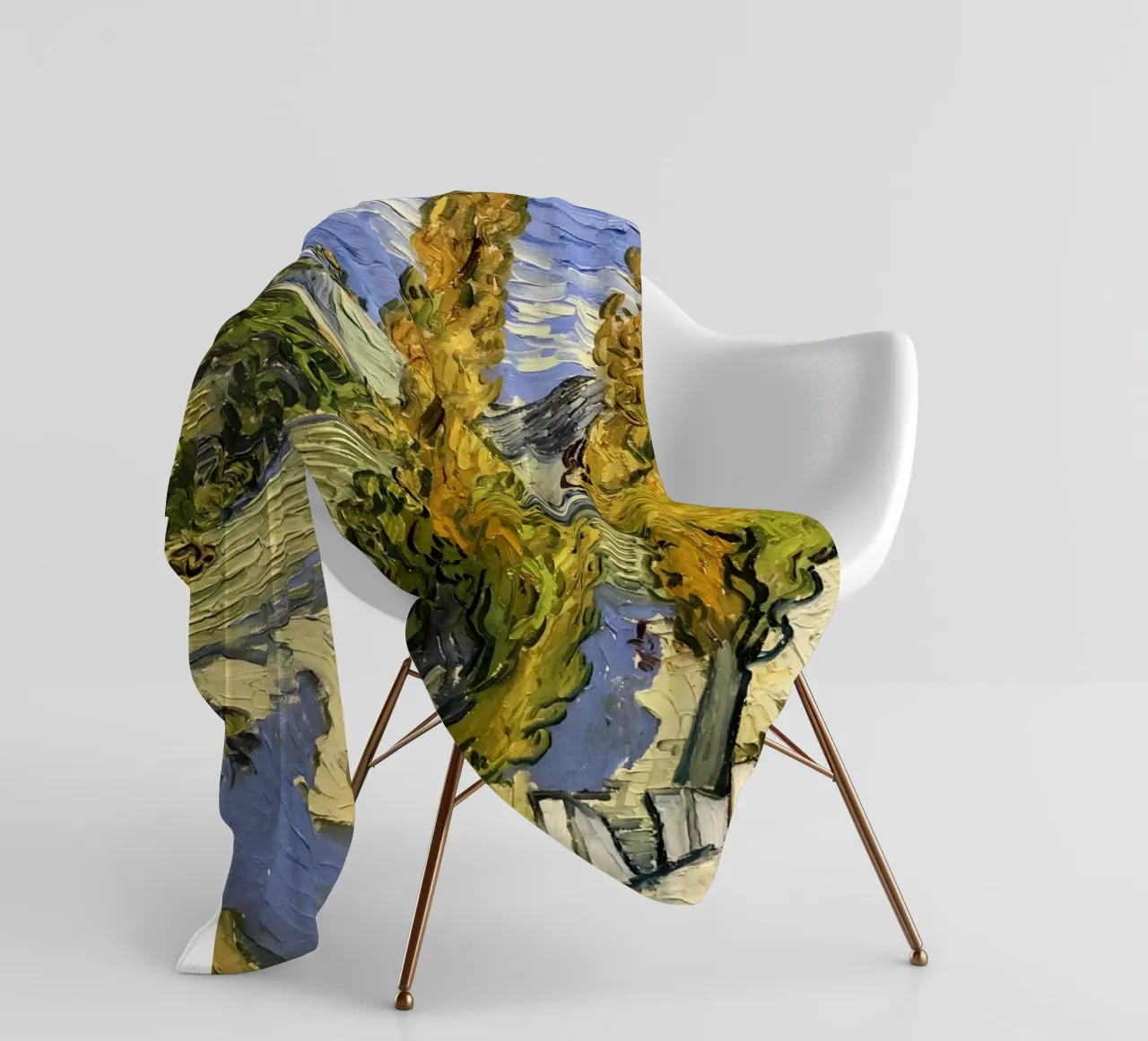 zwei große Kiefern Fleecedecke von cloud shop