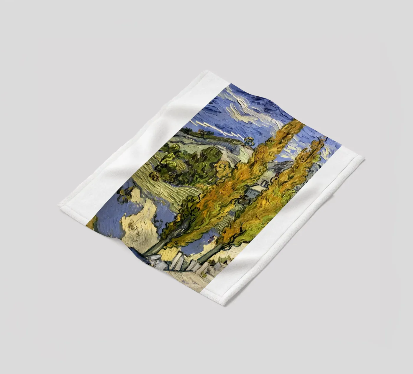 due grandi pini coperta in pile da cloud shop