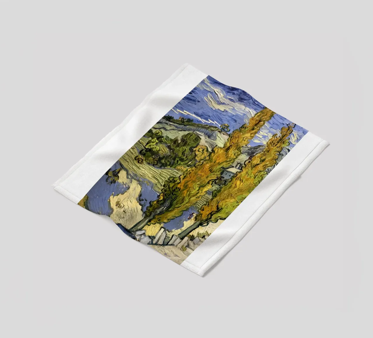 zwei große Kiefern Fleecedecke von cloud shop