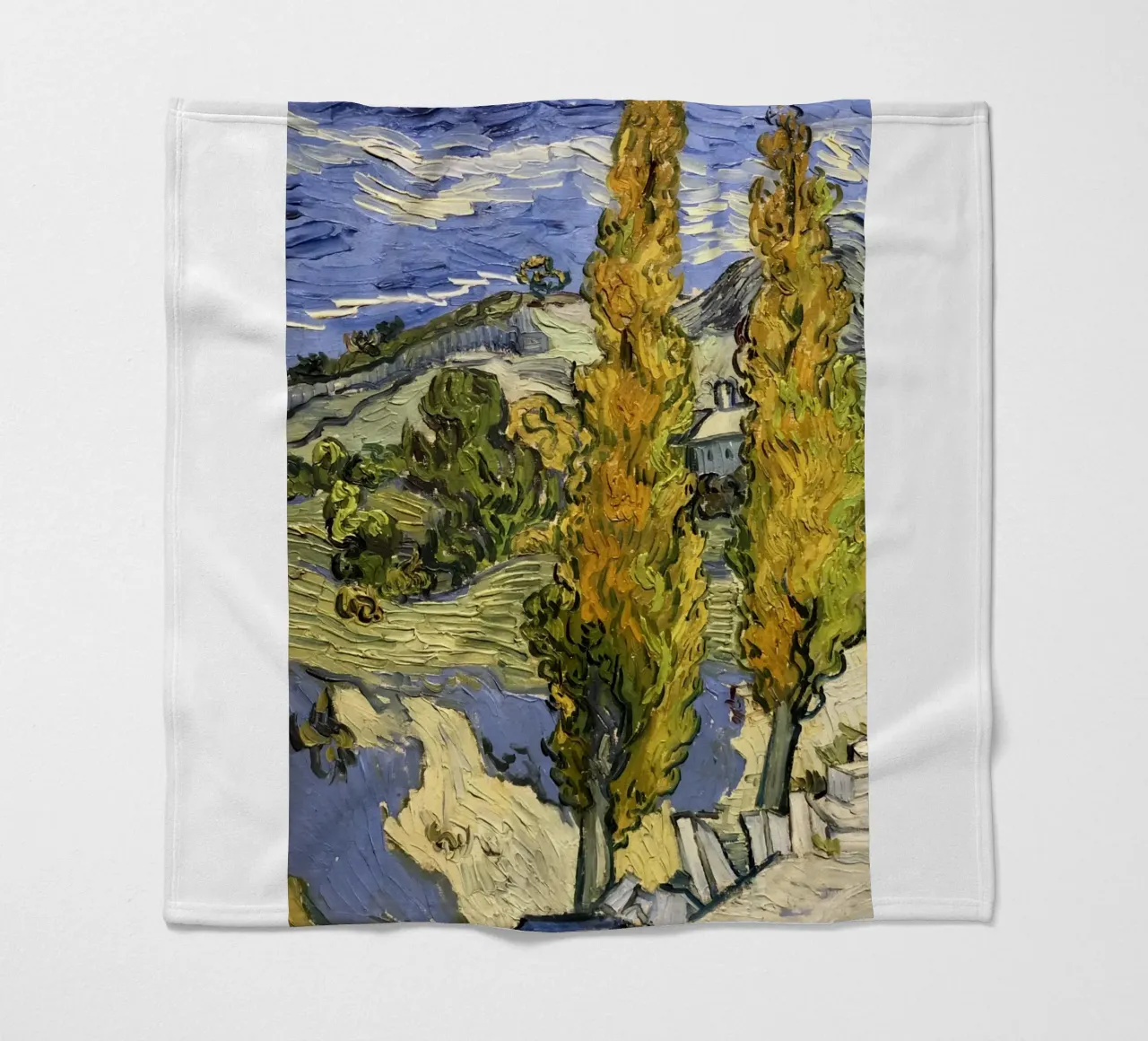 zwei große Kiefern Fleecedecke von cloud shop