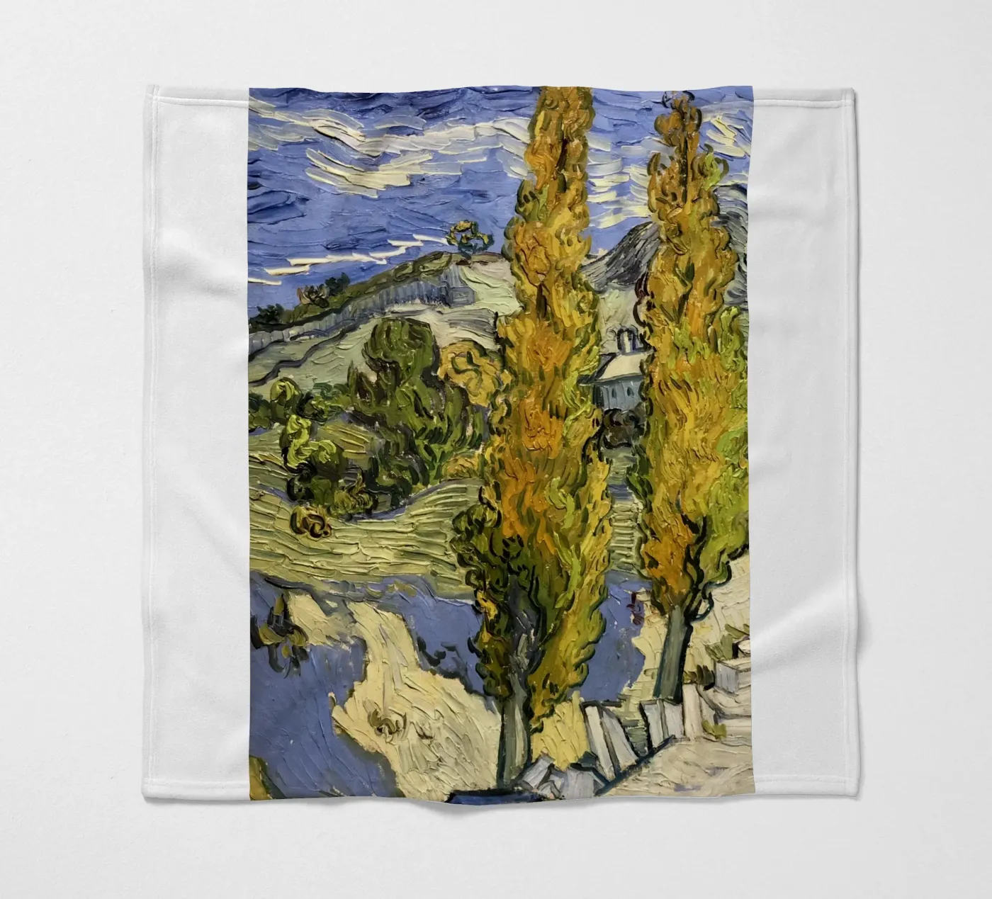 due grandi pini coperta in pile da cloud shop