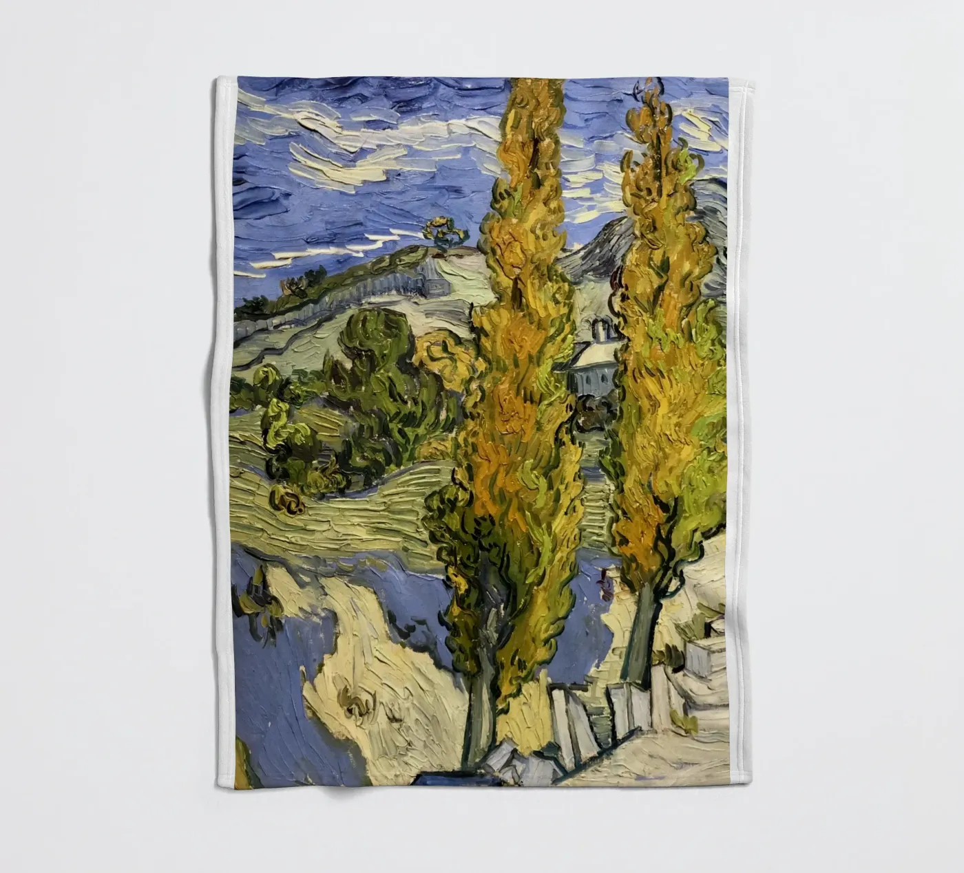 due grandi pini coperta in pile da cloud shop