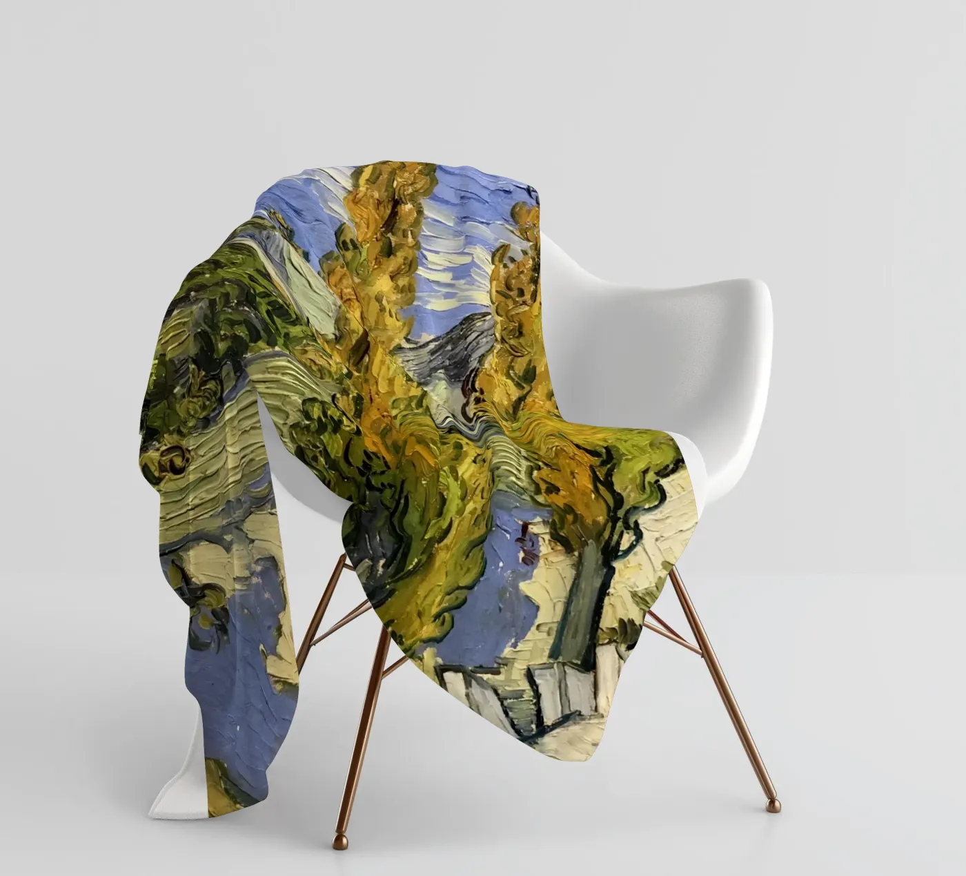 due grandi pini coperta in pile da cloud shop