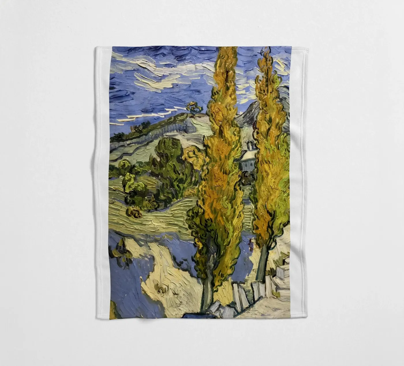 due grandi pini coperta in pile da cloud shop