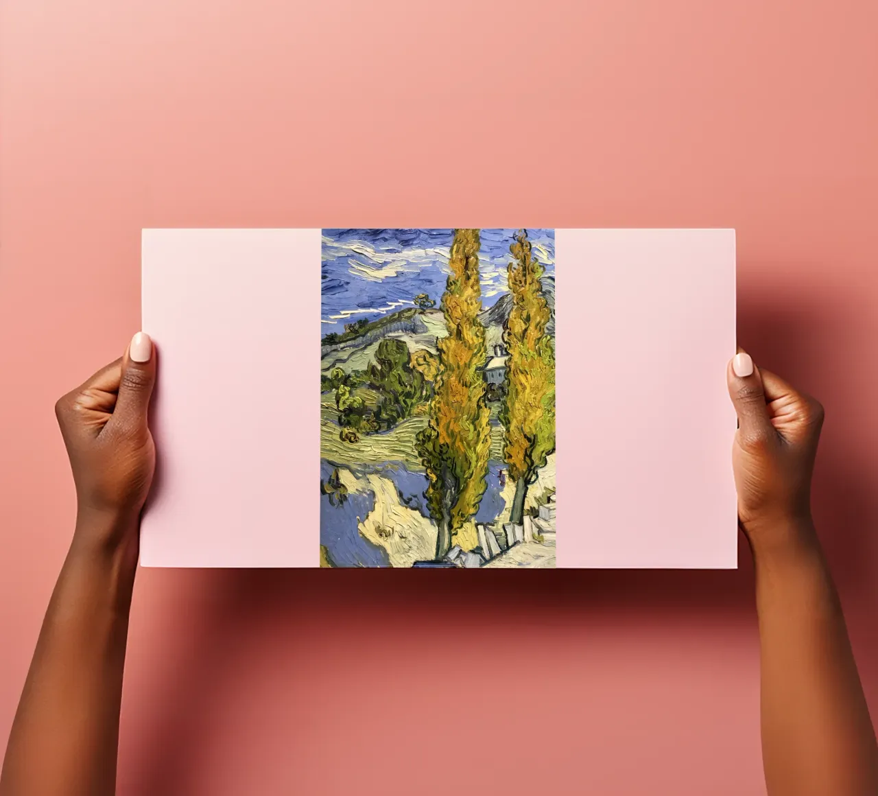 two large pine trees sticker sheet by cloud shop