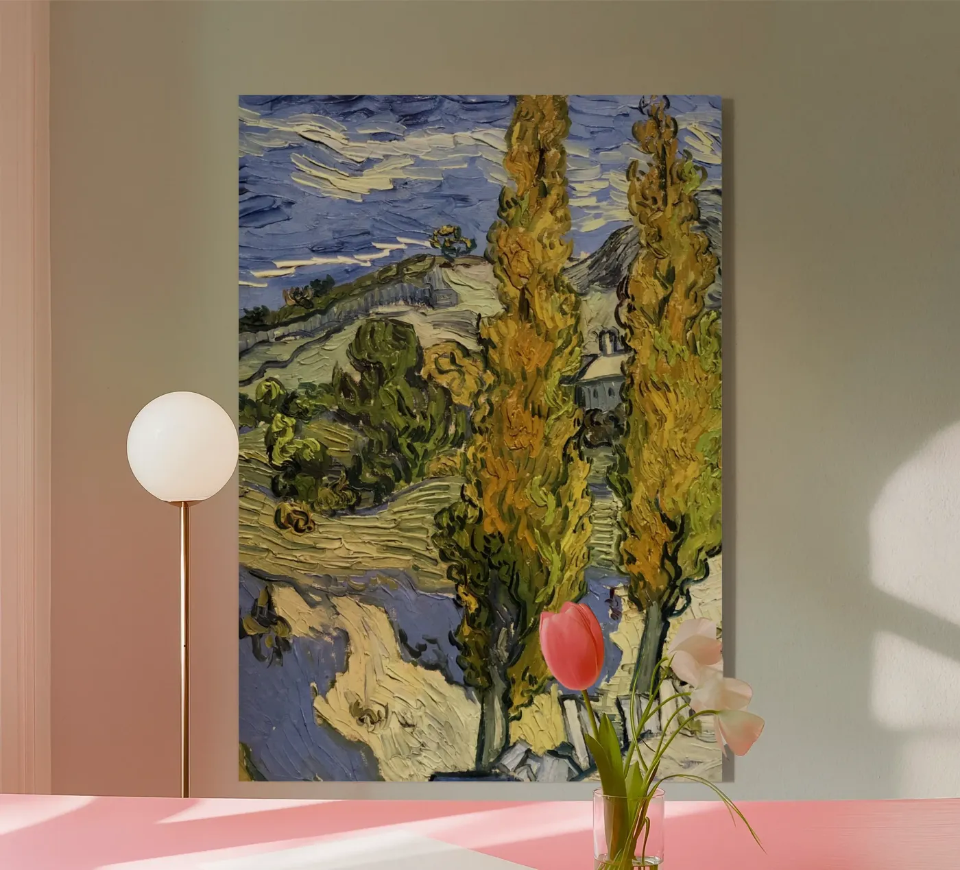 deux grands pins plexiglas de cloud shop