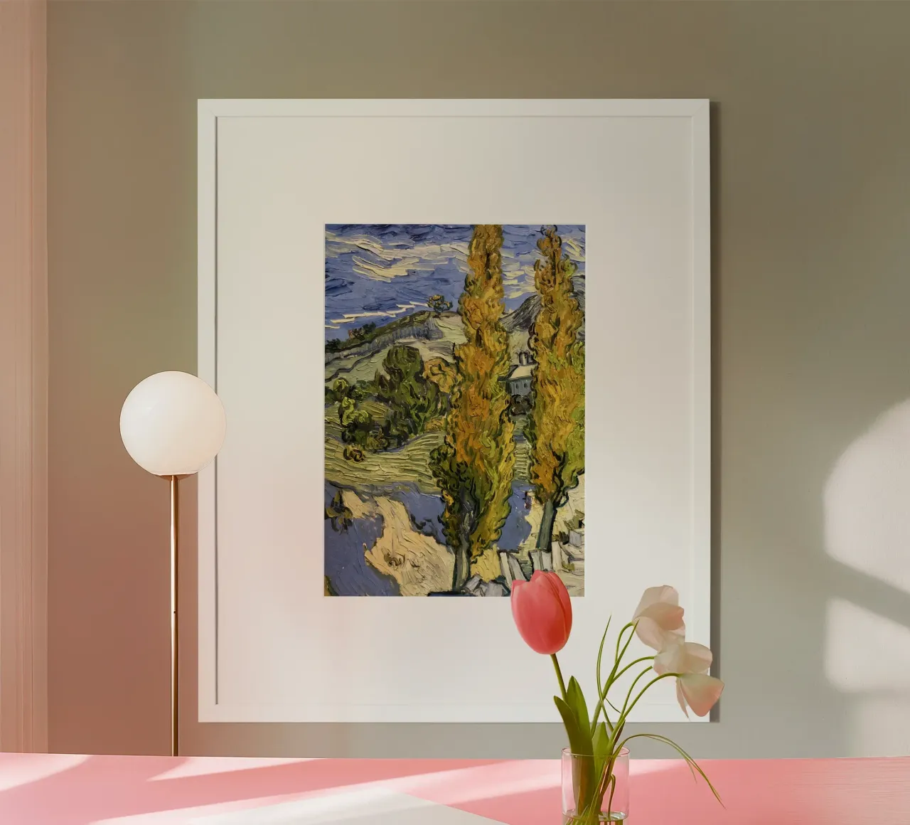 two large pine trees hahnemühle by cloud shop