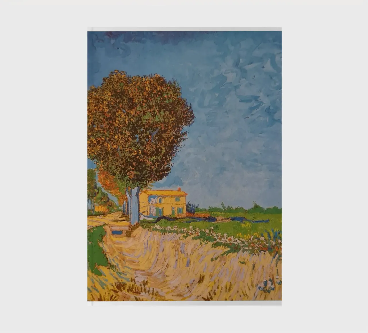 dry river on the side of the road notebook by cloud shop