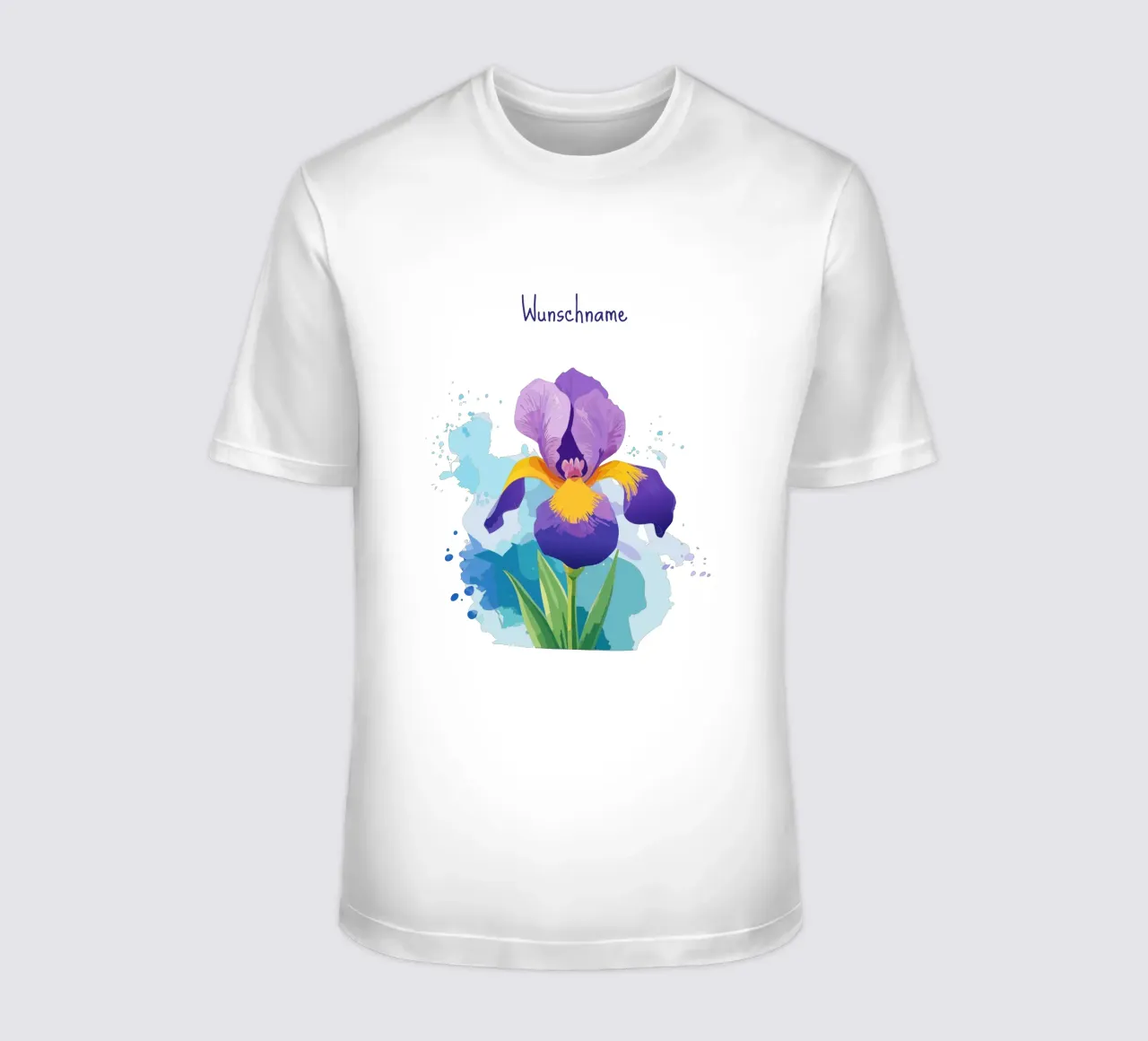 Fiore di nascita - Iris di febbraio t-shirt da Geburtsblume