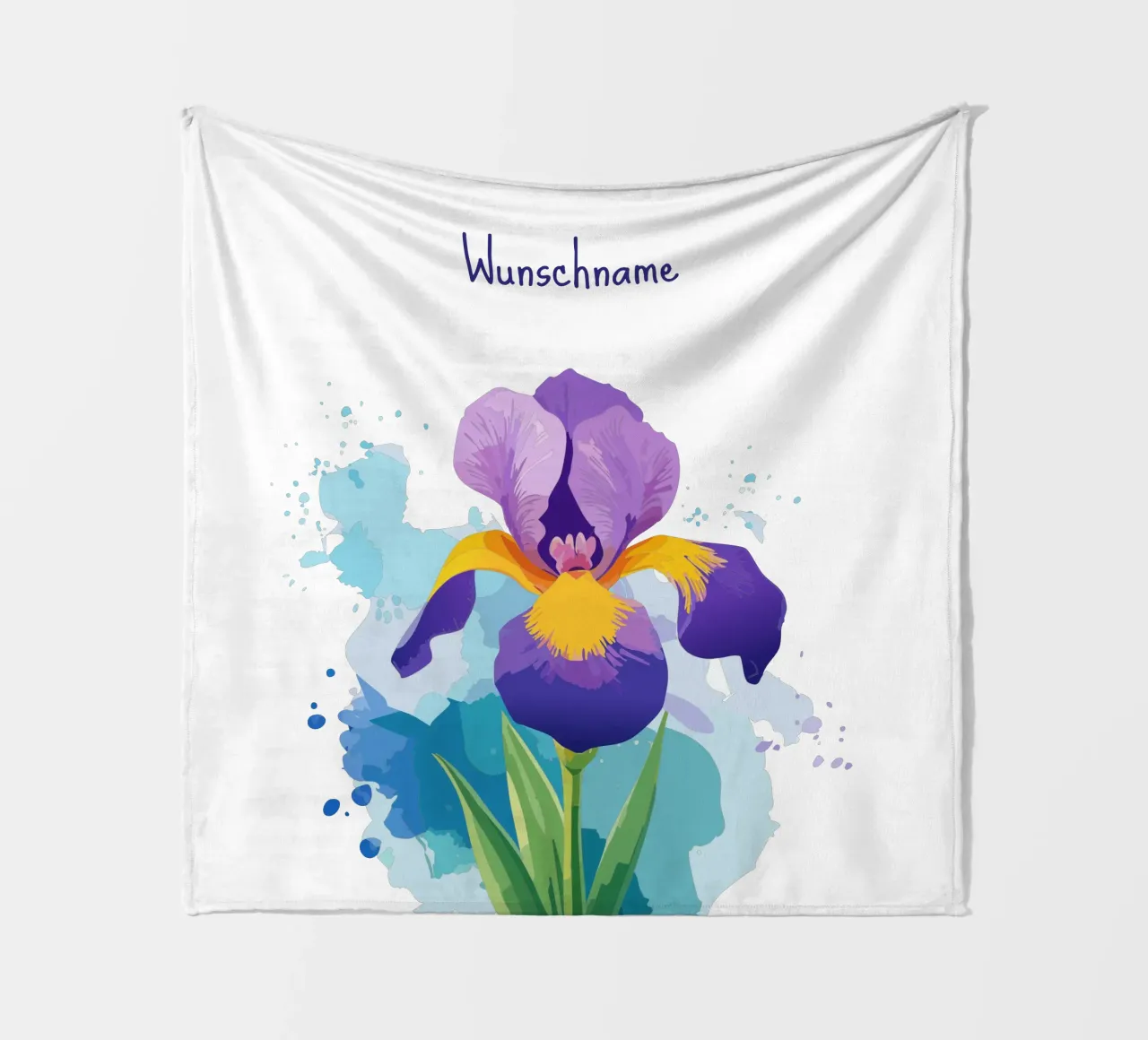 Fiore di nascita - Iris di febbraio coperta in pile da Geburtsblume