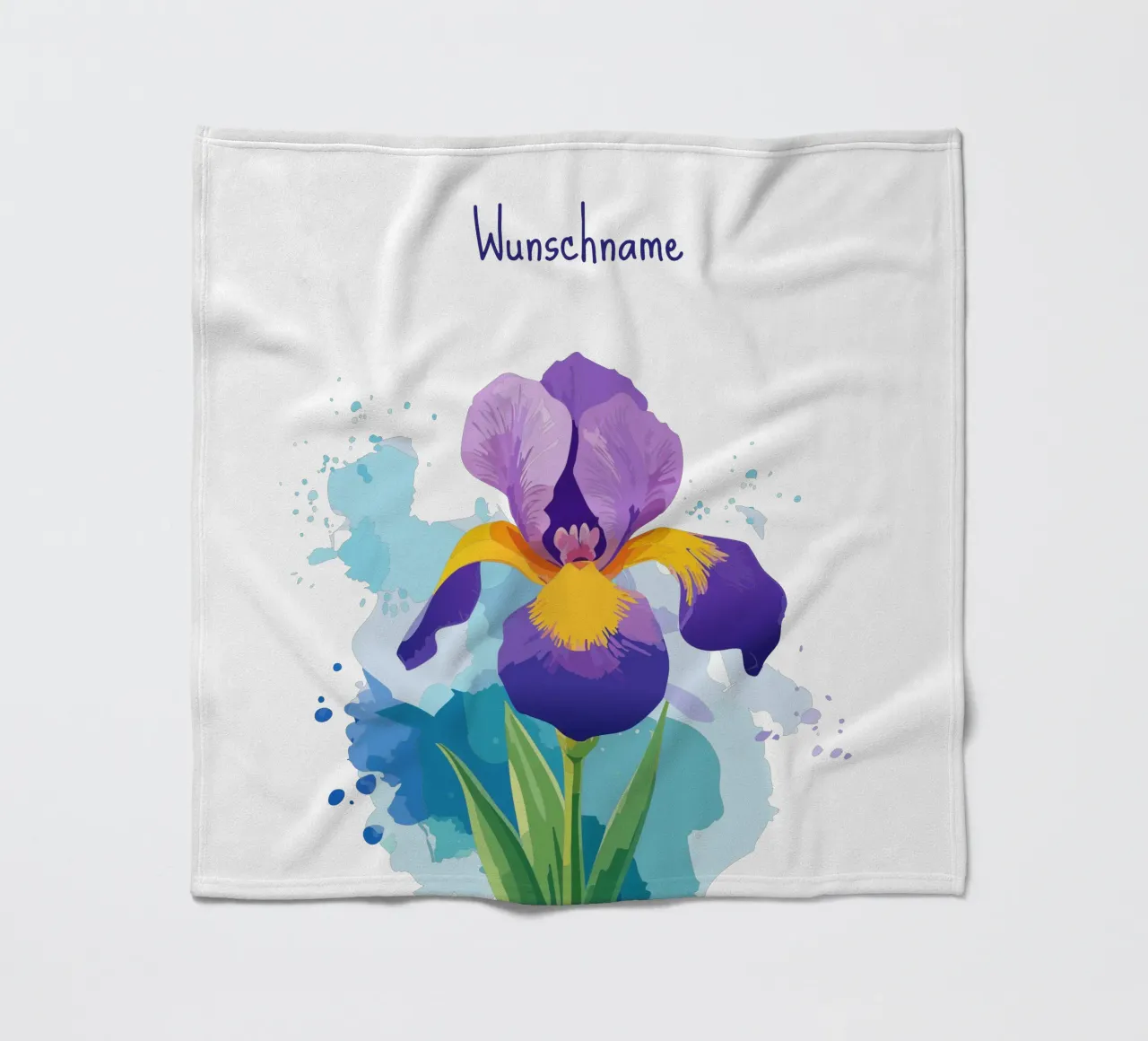 Fiore di nascita - Iris di febbraio coperta in pile da Geburtsblume