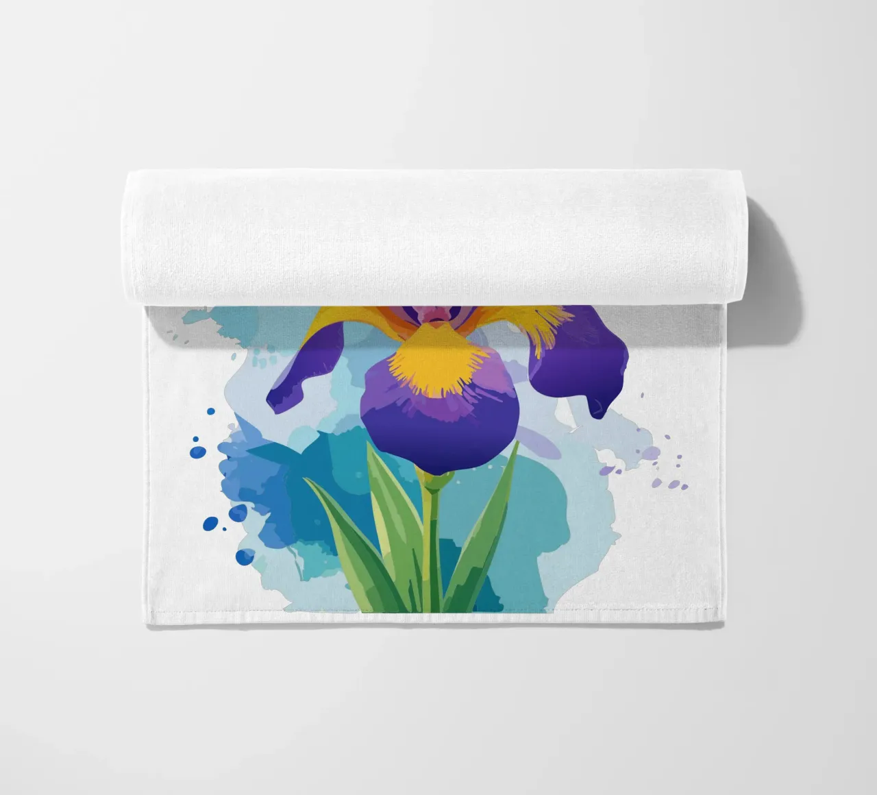 Fiore di nascita - Iris di febbraio telo mare da Geburtsblume