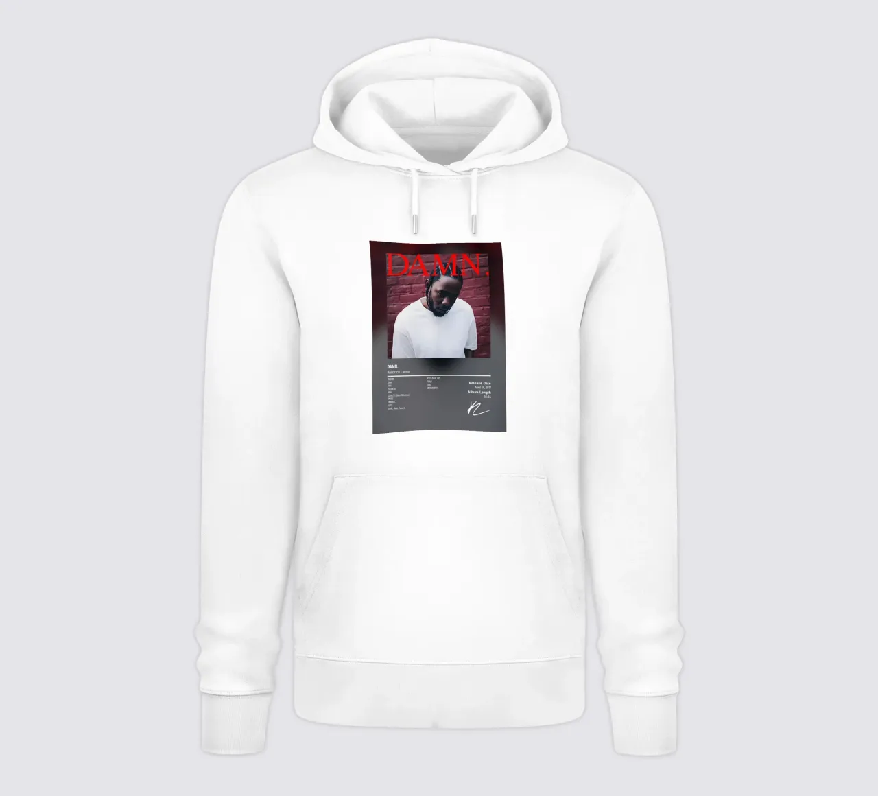 DAMN. By Kendrick Lamar felpa con cappuccio da DGUnder