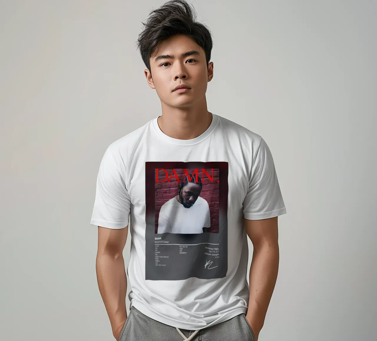 DAMN. By Kendrick Lamar t-shirt da DGUnder