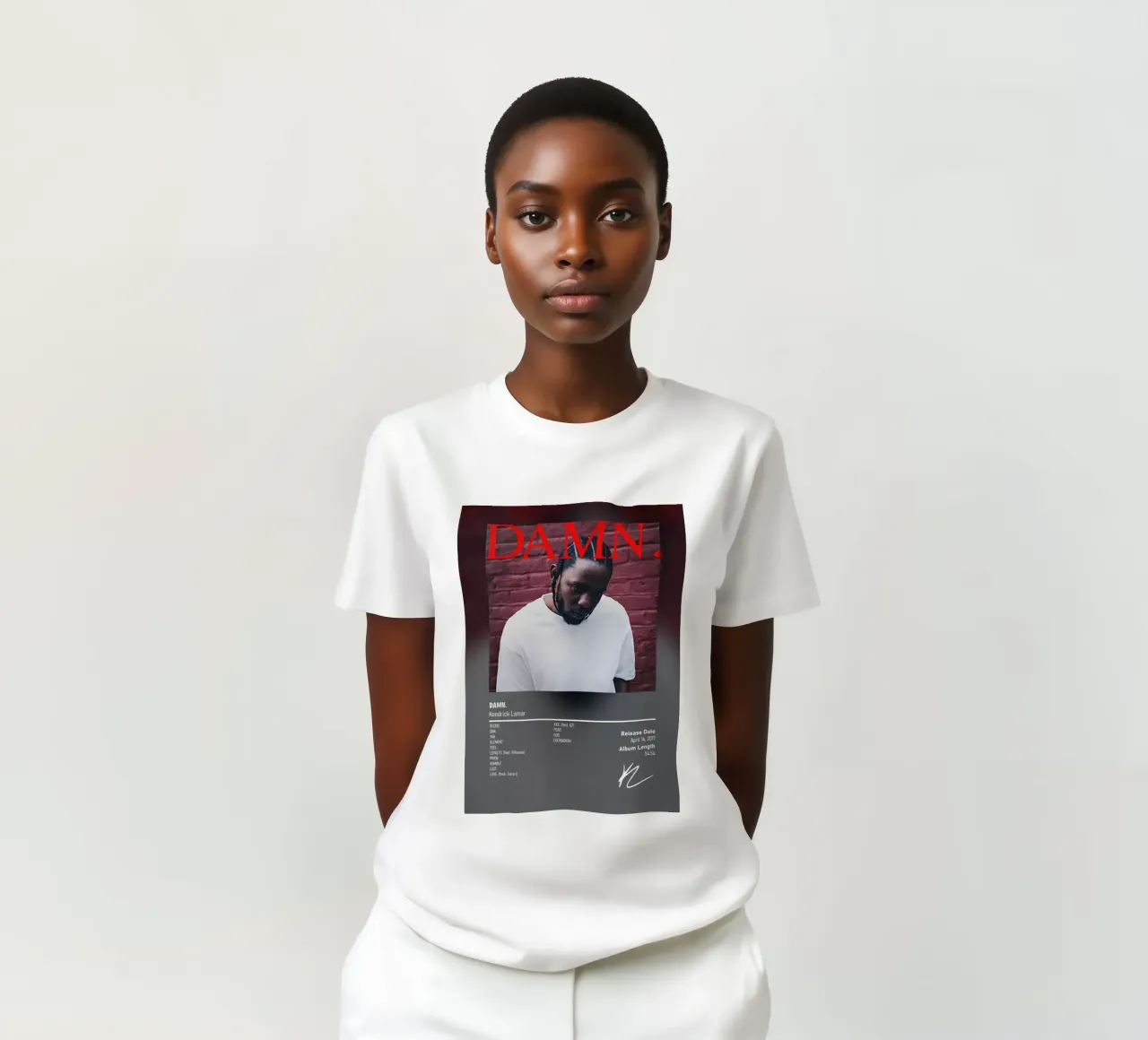 DAMN. By Kendrick Lamar t-shirt da DGUnder
