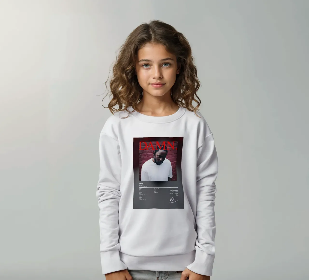 DAMN. By Kendrick Lamar felpa bambino da DGUnder