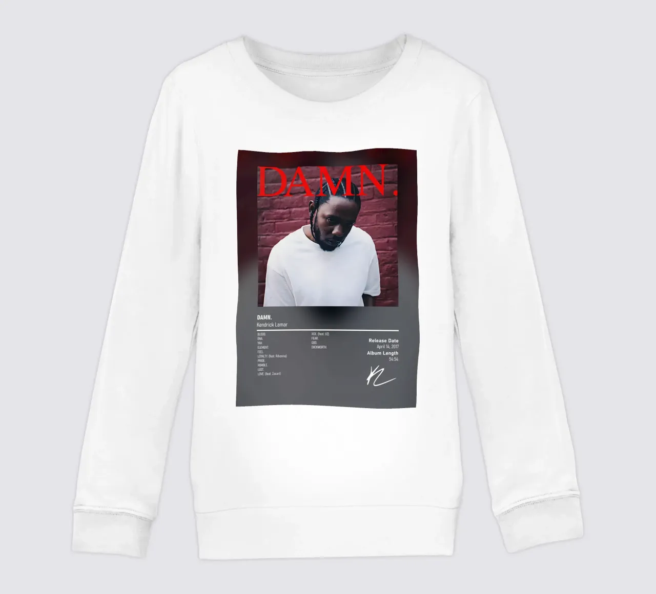 DAMN. By Kendrick Lamar felpa bambino da DGUnder