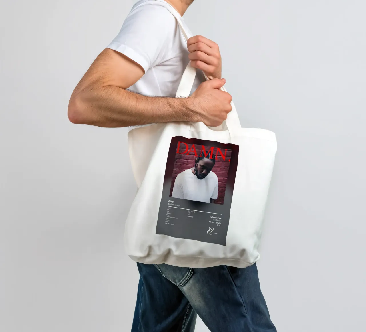 DAMN. By Kendrick Lamar borsa in juta da DGUnder