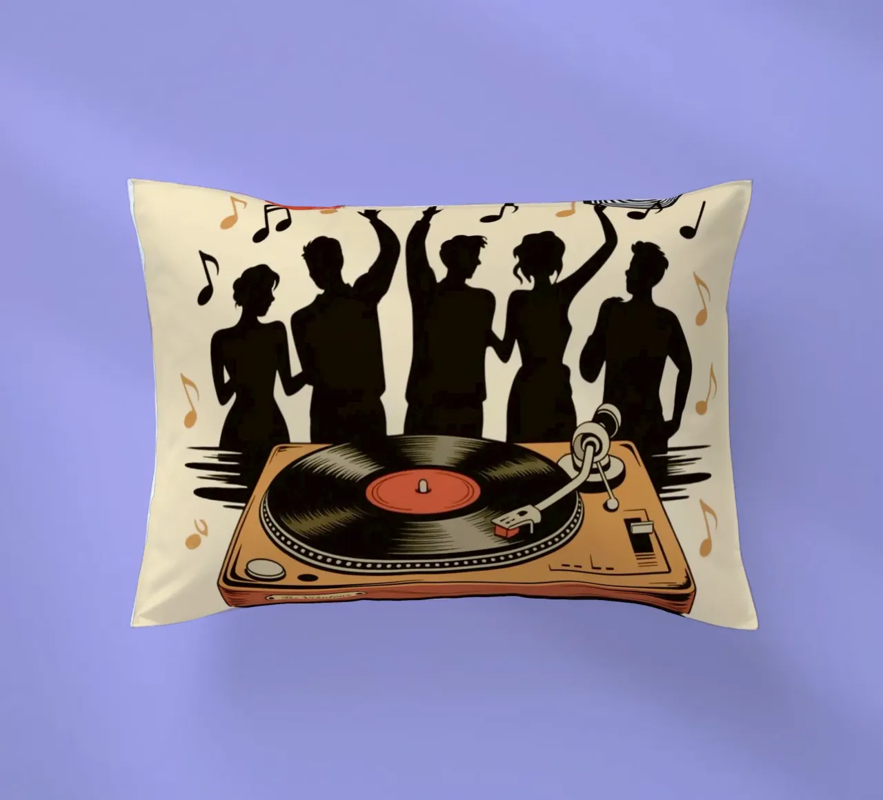 If it’s groovin, keep it movin decorative cushion by Taika Tori Art