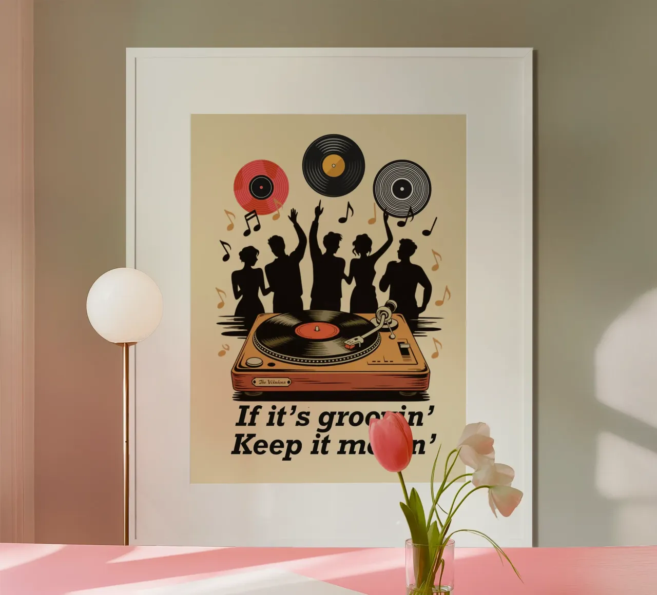 Si c'est groovin, continuez à bouger poster de Taika Tori Art