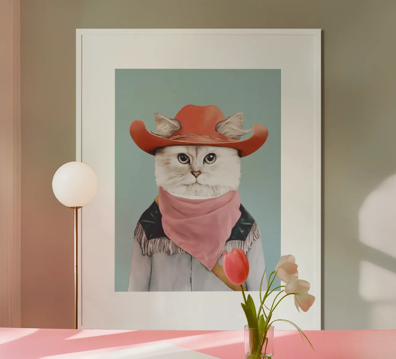 Rodeo Cat poster by Animal Crew