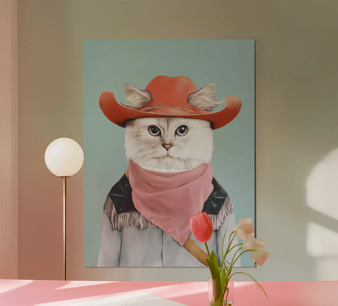 Rodeo Cat poster by Animal Crew