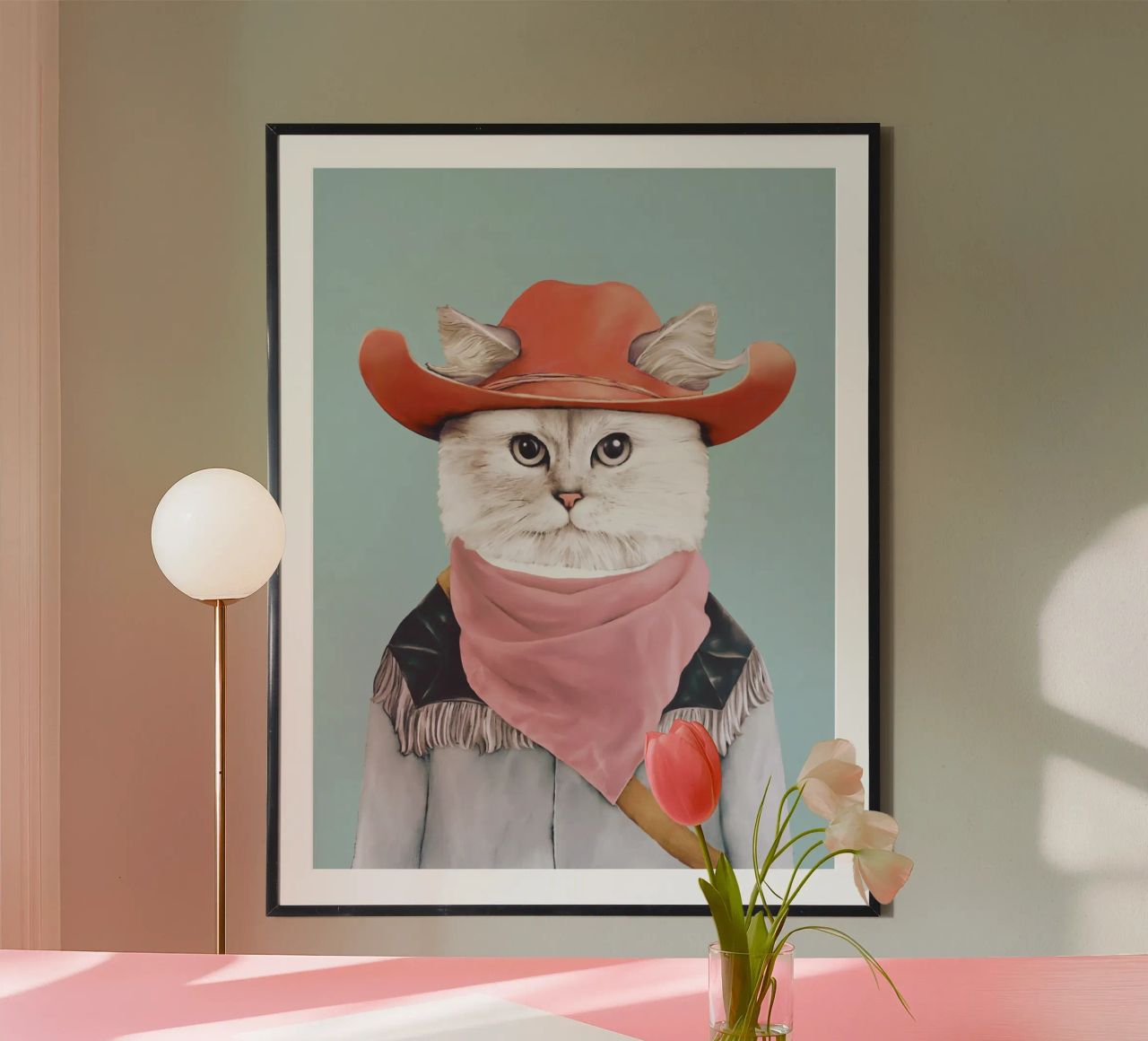 Rodeo Cat poster by Animal Crew