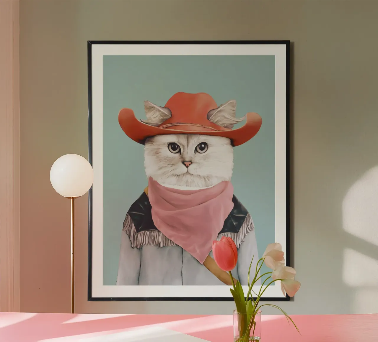 Rodeo Cat poster by Animal Crew