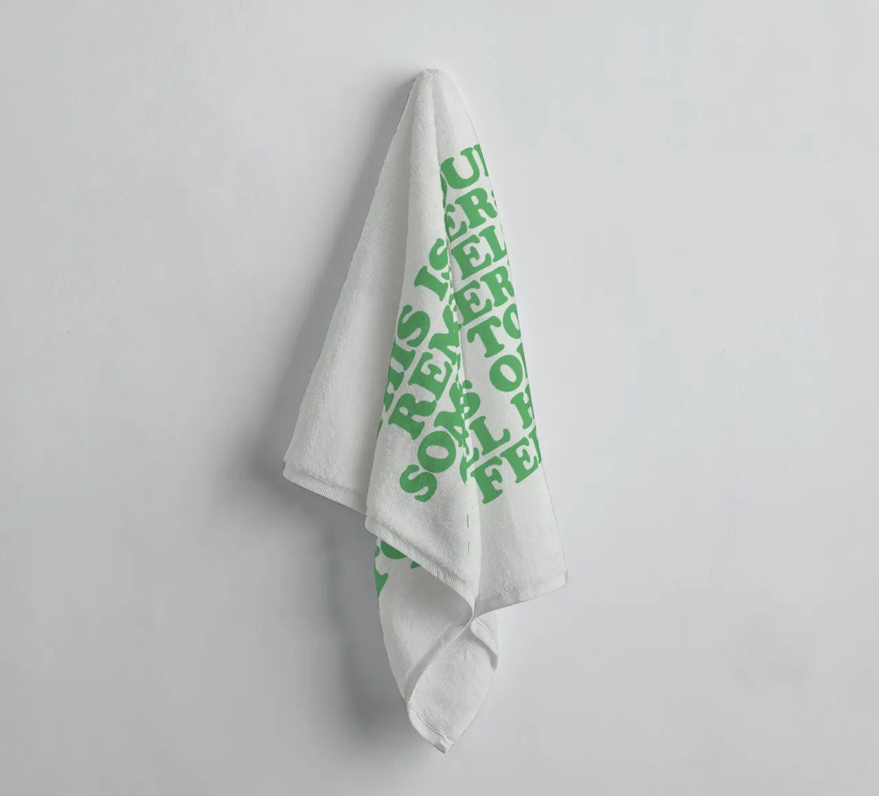 Someone Else Out There Gets it Too Mental Health Print towel by THE MOTIVATED TYPE