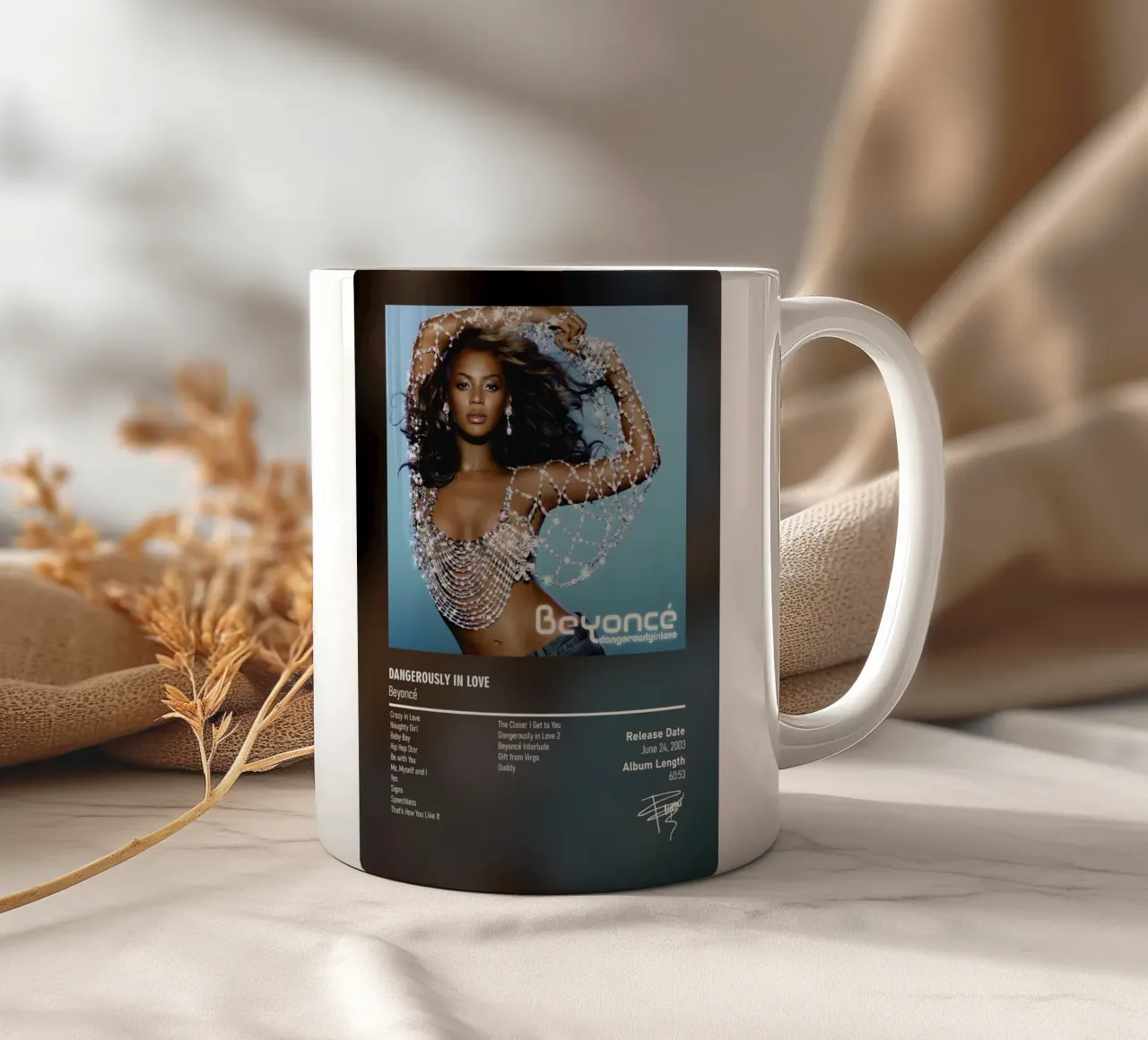 Dangerously in Love By Beyoncé tazza in ceramica da DGUnder
