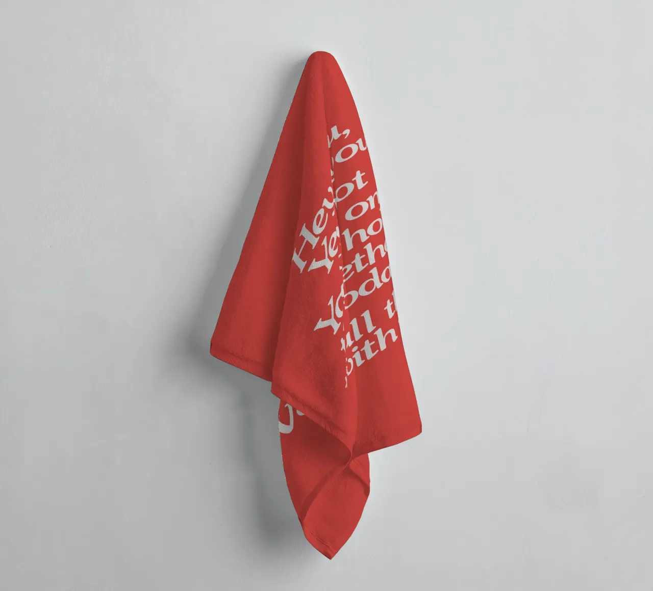 Hold it Together Today Emotional Supportive Message towel by THE MOTIVATED TYPE