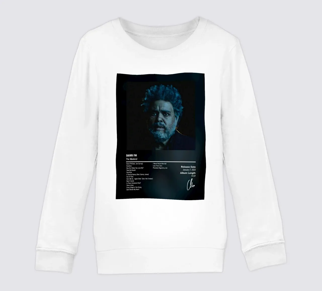Dawn FM (2022) by The Weeknd felpa bambino da DGUnder
