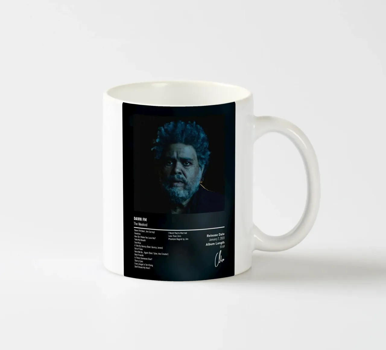Dawn FM (2022) by The Weeknd tazza in ceramica da DGUnder