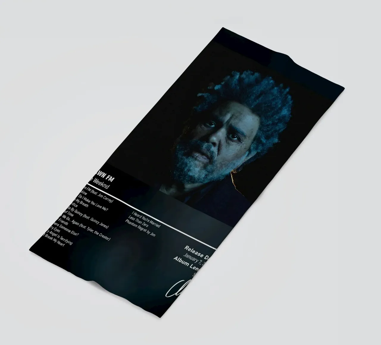Dawn FM (2022) by The Weeknd telo mare da DGUnder