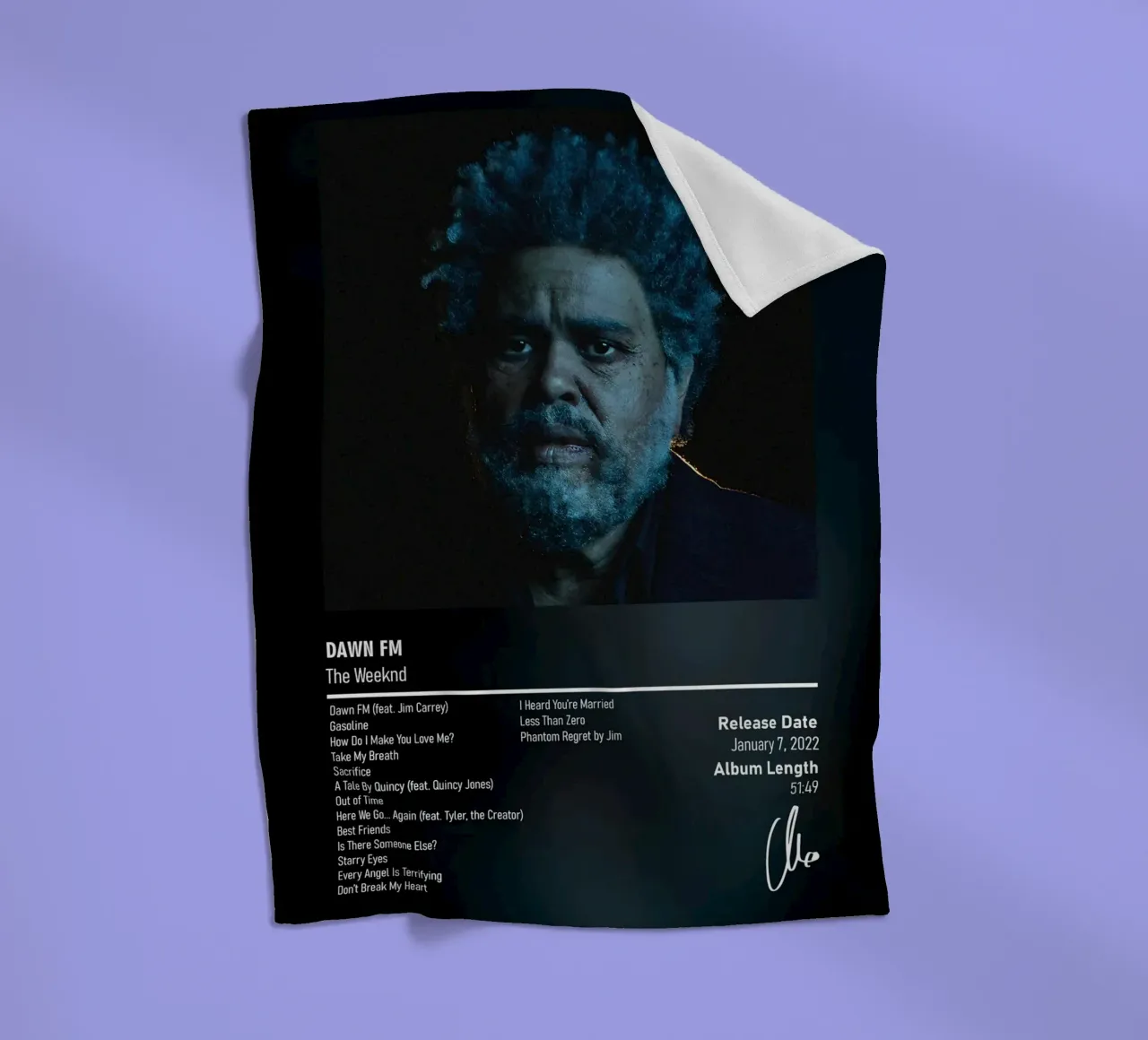 Dawn FM (2022) by The Weeknd coperta in pile da DGUnder