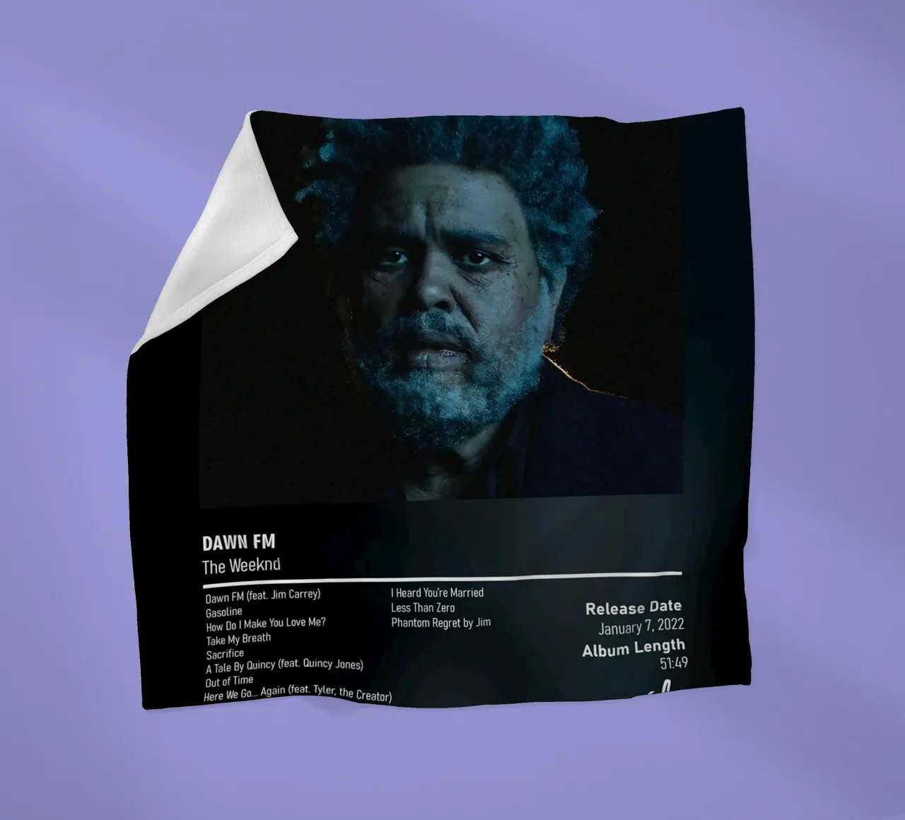 Dawn FM (2022) by The Weeknd coperta in pile da DGUnder